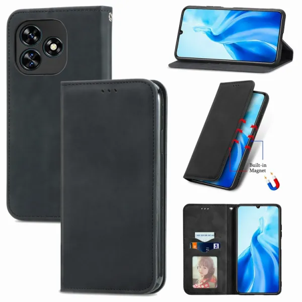 MAGNETIC Zaklápací kryt pre Oukitel C51 čierny