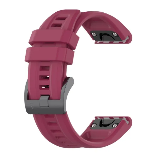 SILICONE Vymeniteľný remienok pre Garmin Fenix E 47mm bordový