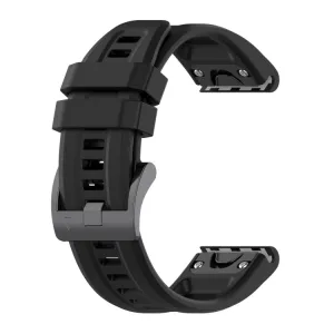 SILICONE Vymeniteľný remienok pre Garmin Fenix E 47mm čierny