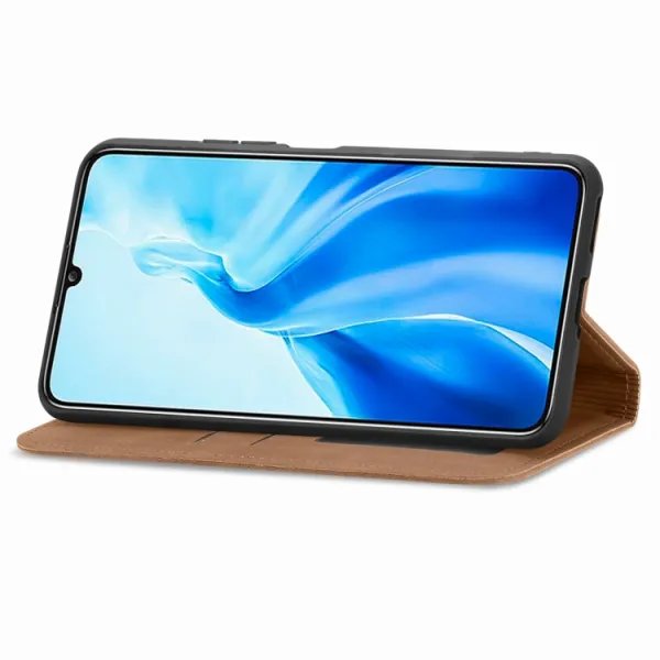 MAGNETIC Zaklápací kryt pre Oukitel C51 hnedý