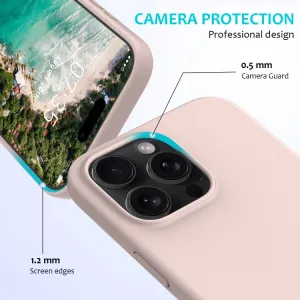 RUBBER Ochranný kryt pre Apple iPhone 16 Pro Max svetloružový
