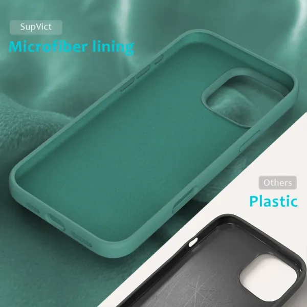 RUBBER Ochranný kryt pre Apple iPhone 16 Pro Max zelený