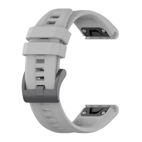 SILICONE Vymeniteľný remienok pre Garmin Fenix E 47mm šedý