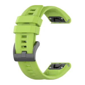 SILICONE Vymeniteľný remienok pre Garmin Fenix E 47mm svetlozelený