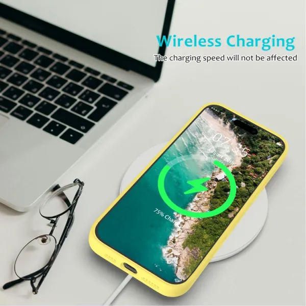 RUBBER Ochranný kryt pre Apple iPhone 16 Pro Max žltý
