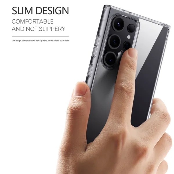 SHOCK Extra odolný kryt Samsung Galaxy S24 Ultra 5G priehľadný
