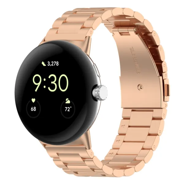 CLASSIC Kovový remienok pre Google Pixel Watch 3 41mm / Pixel Watch 4 41mm ružový