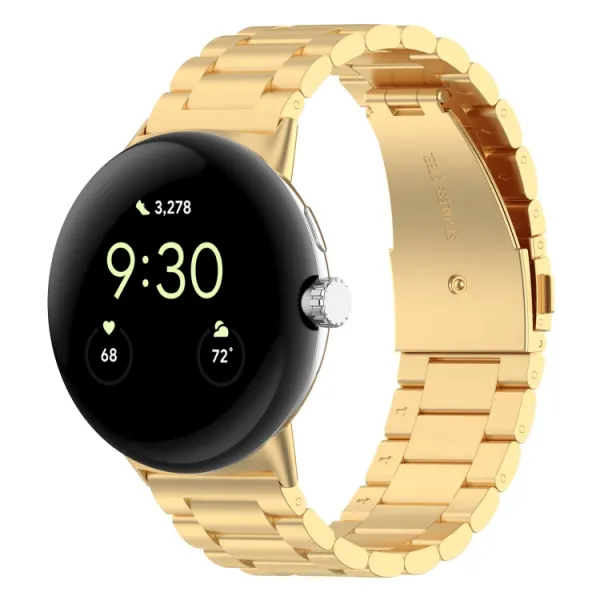 CLASSIC Kovový remienok pre Google Pixel Watch 3 41mm / Pixel Watch 4 41mm zlatý