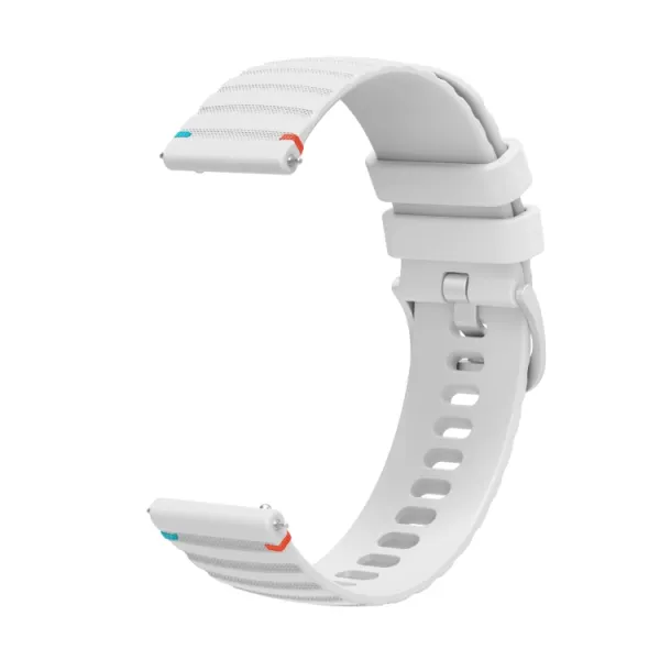 WAVY Silikónový remienok pre Garmin Forerunner 165 Music biely