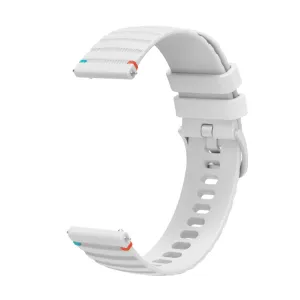 WAVY Silikónový remienok pre Garmin Forerunner 165 Music biely