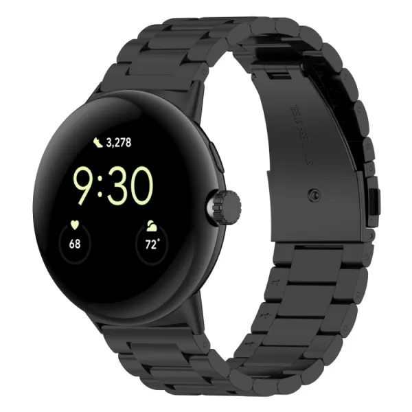 CLASSIC Kovový remienok pre Google Pixel Watch 4 45mm / Pixel Watch 3 45mm čierny