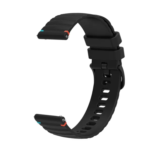 WAVY Silikónový remienok pre Garmin Forerunner 165 čierny