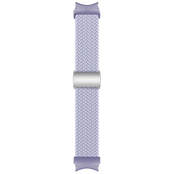 BRAIDED Nylonový remienok pre Samsung Galaxy Watch 7 (40 / 44 mm) FOG PURPLE