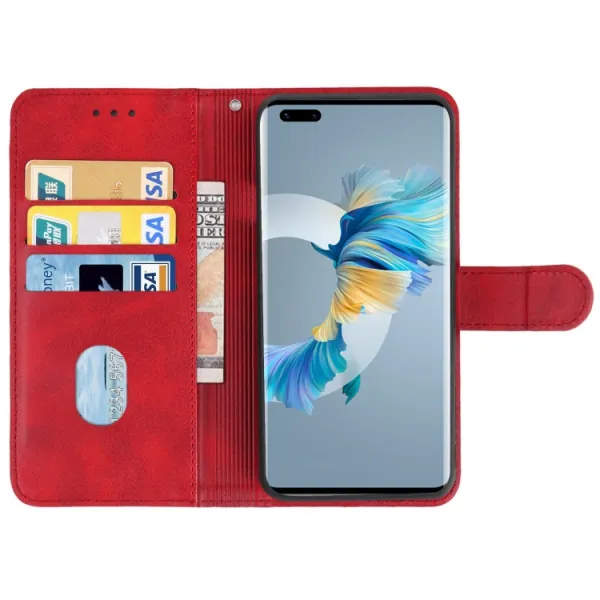 SMOOTH Peňaženkové puzdro pre Huawei Mate 40 Pro červené