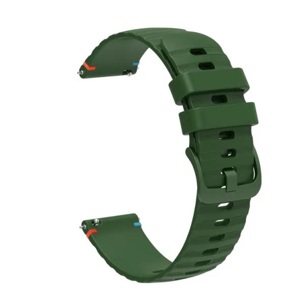 WAVY Silikónový remienok pre Garmin Forerunner 165 Music tmavozelený