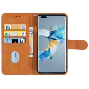 SMOOTH Peňaženkové puzdro pre Huawei Mate 40 Pro hnedé