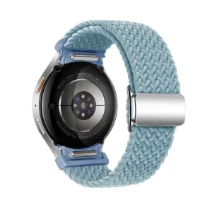 BRAIDED Nylonový remienok pre Samsung Galaxy Watch 7 (40 / 44 mm) ROCK BLUE