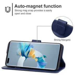 SMOOTH Peňaženkové puzdro pre Huawei Mate 40 Pro modré