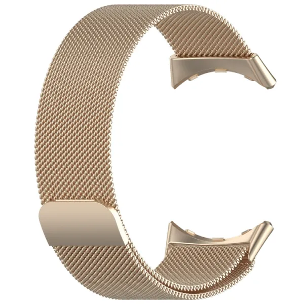 MILANESE Kovový remienok pre Google Pixel Watch 4 45mm / Pixel Watch 3 45mm CHAMPAGNE