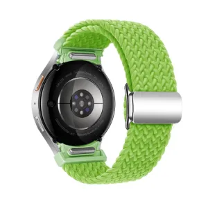 BRAIDED Nylonový remienok pre Samsung Galaxy Watch 7 (40 / 44 mm) YELLOW GREEN