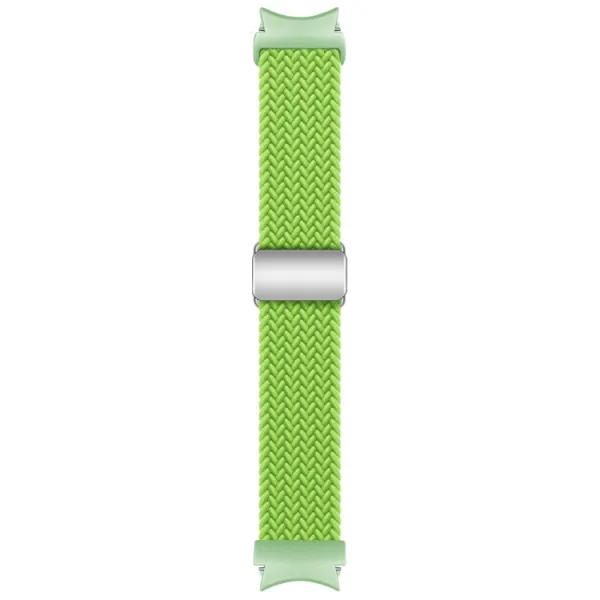 BRAIDED Nylonový remienok pre Samsung Galaxy Watch 7 (40 / 44 mm) YELLOW GREEN