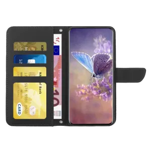 ART BLOSSOM Peňaženkový obal pre Motorola Edge 50 čierny