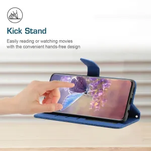 ART BLOSSOM Peňaženkový obal pre Honor 200 Smart 5G modrý