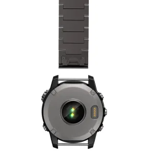 ARMOUR QUICK RELEASE Kovový remienok pre Garmin Fenix E 47mm čierny