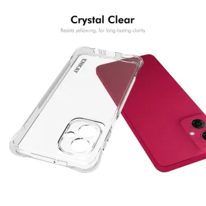 ENKAY AIRBAG Extra odolný kryt Motorola Moto G55 5G priehľadný