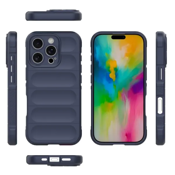 STEPS Ochranný kryt pre Apple iPhone 16 Pro tmavomodrý