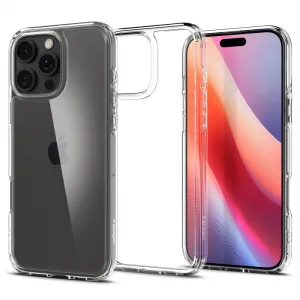Spigen Ultra hybrid kryt na mobil, iPhone 16 Pro, číry