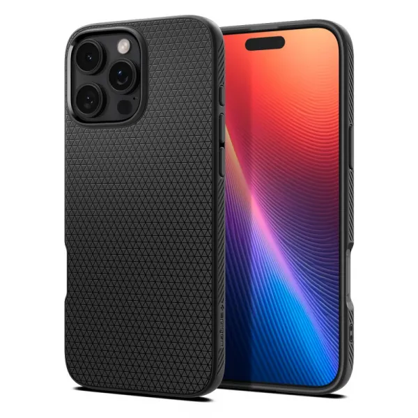 Spigen Liquid Air, iPhone 16 Pro Max, čierny