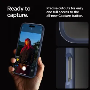 Spigen Ultra hybrid kryt na mobil, iPhone 16 Pro, modrý