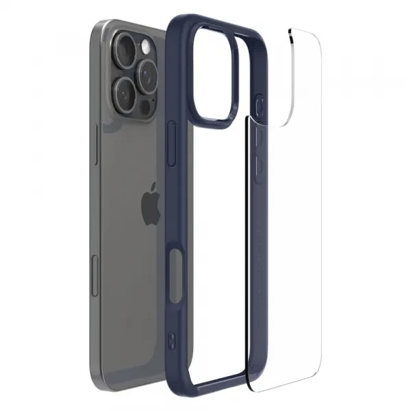 Spigen Ultra hybrid kryt na mobil, iPhone 16 Pro, modrý