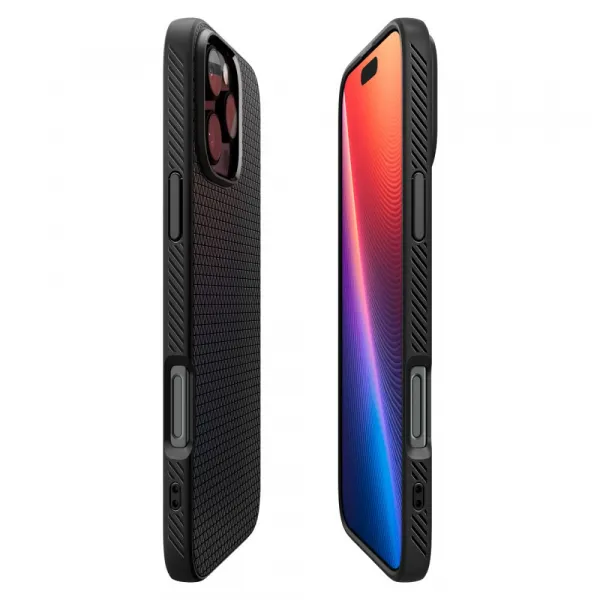 Spigen Liquid Air, iPhone 16 Pro Max, čierny