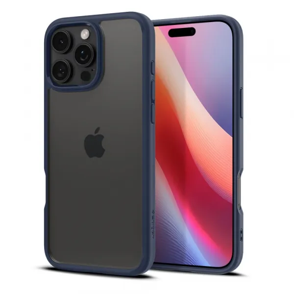 Spigen Ultra hybrid kryt na mobil, iPhone 16 Pro, modrý