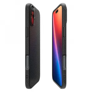 Spigen Liquid Air, iPhone 16, čierny