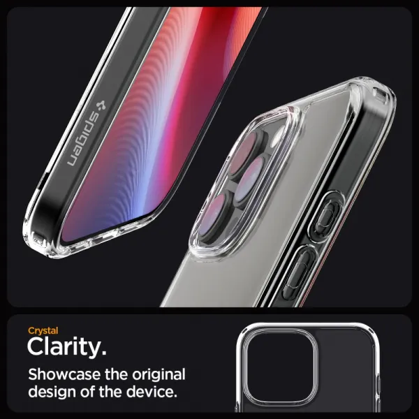 Spigen Ultra hybrid kryt na mobil, iPhone 16 Pro, číry