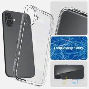 Spigen Ultra hybrid kryt na mobil, iPhone 16, číry