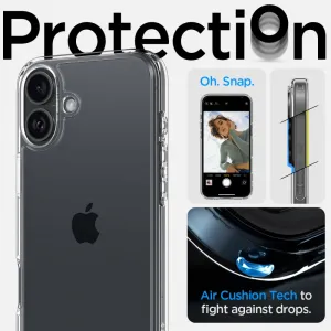 Spigen Ultra hybrid kryt na mobil, iPhone 16, číry