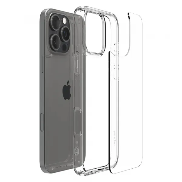 Spigen Ultra hybrid kryt na mobil, iPhone 16 Pro, číry