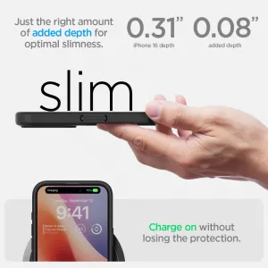 Spigen Ultra hybrid kryt na mobil, iPhone 16, čierny