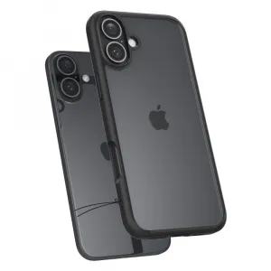 Spigen Ultra hybrid kryt na mobil, iPhone 16, čierny