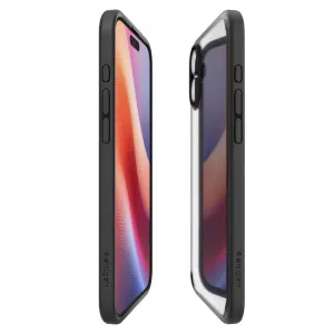Spigen Ultra hybrid kryt na mobil, iPhone 16, čierny