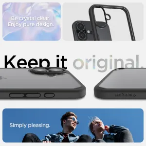 Spigen Ultra hybrid kryt na mobil, iPhone 16, čierny