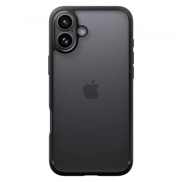Spigen Ultra hybrid kryt na mobil, iPhone 16, čierny