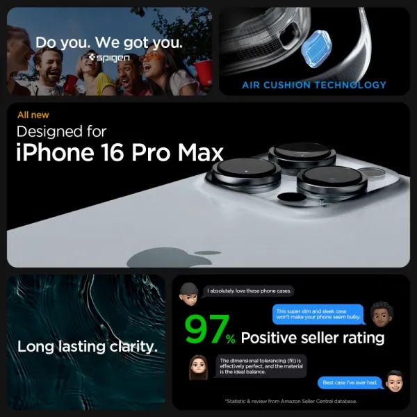 SPIGEN ULTRA HYBRID Apple iPhone 16 Pro Max SPACE CRYSTAL