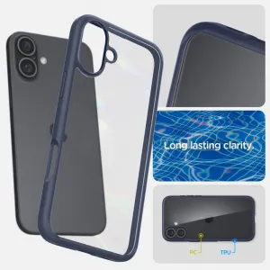 Spigen Ultra hybrid kryt na mobil, iPhone 16, modrý
