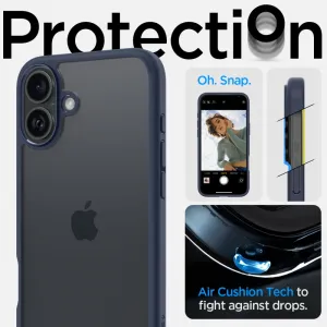 Spigen Ultra hybrid kryt na mobil, iPhone 16, modrý