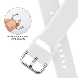 SILICONE Vymeniteľný remienok pre Apple Watch 10 / 11 42mm biely